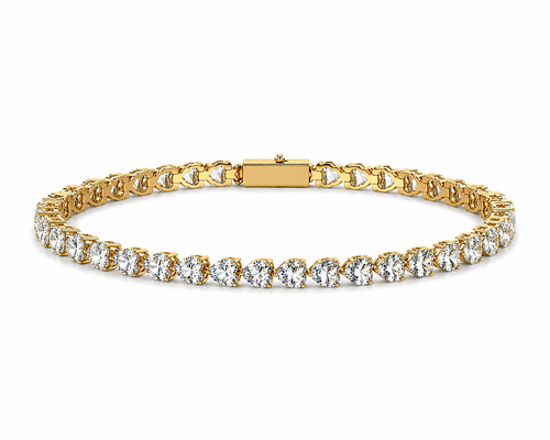 Gold Amour Tennis Bracelet