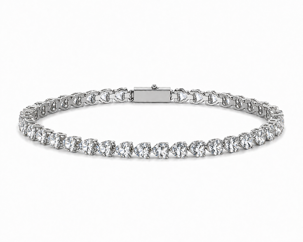 Silver Amour Tennis Bracelet