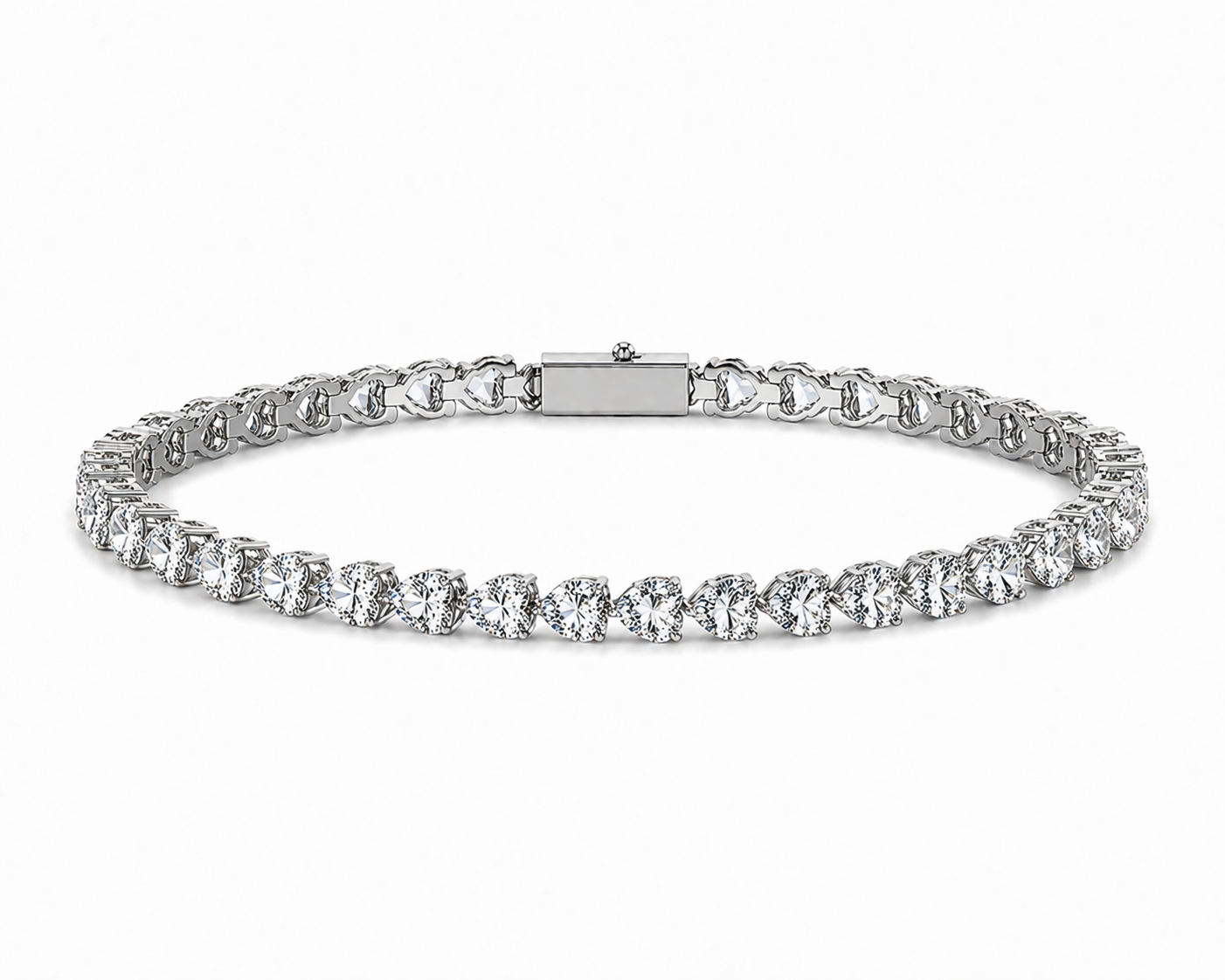 Silver Amour Tennis Bracelet