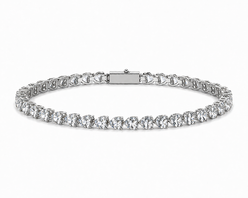Silver Amour Tennis Bracelet