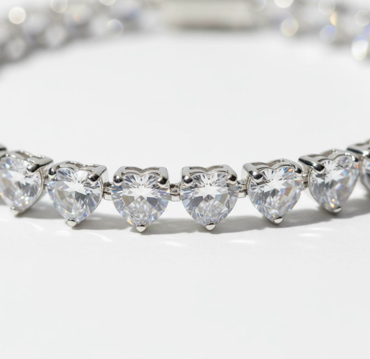 Silver Amour Tennis Bracelet