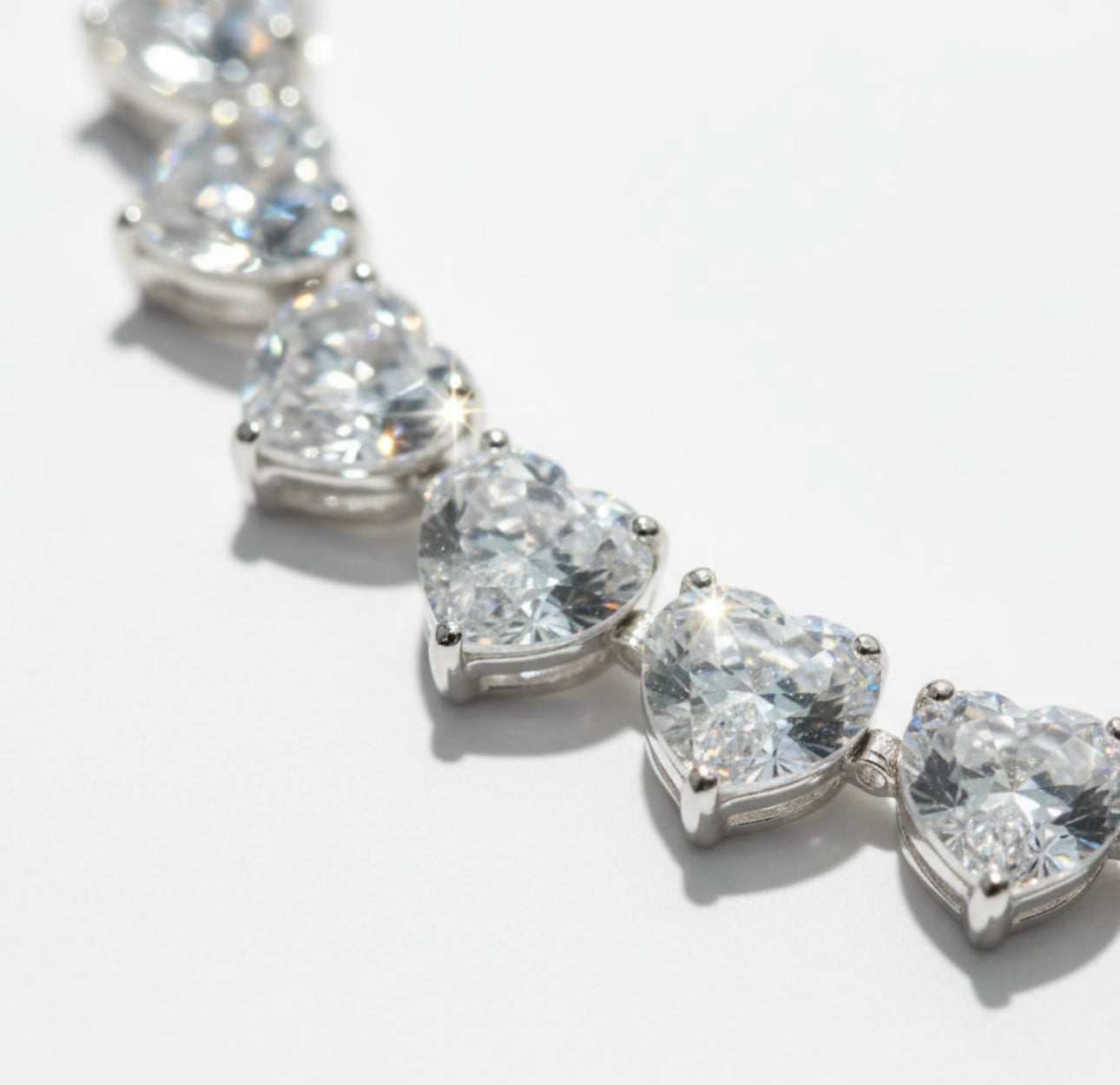 Silver Amour Tennis Bracelet