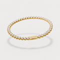 Gold Amour Tennis Bracelet