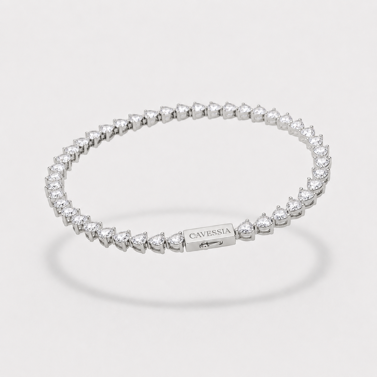 Silver Amour Tennis Bracelet