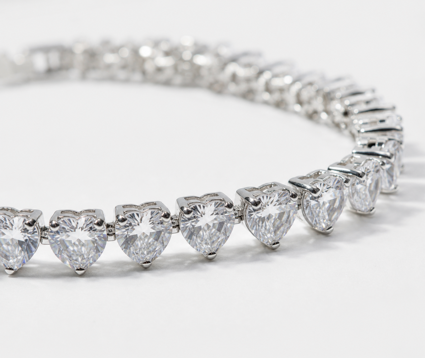 Silver Amour Tennis Bracelet